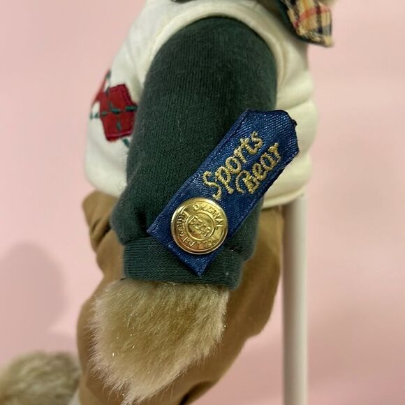 Crosby Brass Button Bears Sports Bear Golfer Player 12" with Standard Plush NWT - Picture 10 of 11